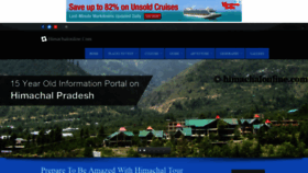 What Himachalonline.com website looked like in 2019 (5 years ago)