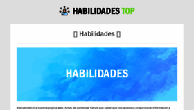 What Habilidades.top website looked like in 2019 (5 years ago)