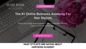 What Hairboss.com website looked like in 2019 (5 years ago)
