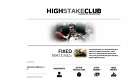 What Highstakeclub.com website looked like in 2019 (5 years ago)