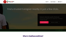 What Healthylovedones.com website looked like in 2019 (5 years ago)