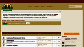 What Homebrewtalk.com.br website looked like in 2019 (5 years ago)