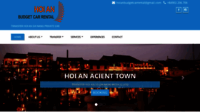 What Hoianbudgetcarrental.com website looked like in 2019 (5 years ago)