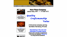 What Hesspiano.com website looked like in 2019 (5 years ago)