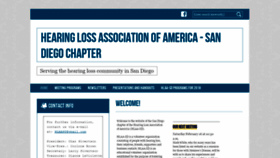 What Hearinglosssandiego.org website looked like in 2019 (5 years ago)