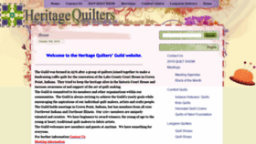 What Heritagequilters.com website looked like in 2019 (5 years ago)
