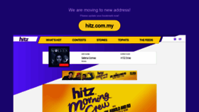 What Hitz.fm website looked like in 2019 (5 years ago)