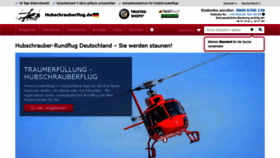 What Hubschrauberflug.de website looked like in 2019 (5 years ago)
