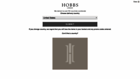 What Hobbs.co.uk website looked like in 2019 (5 years ago)