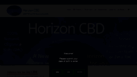 What Horizoncbd.com website looked like in 2019 (5 years ago)