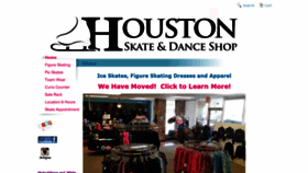 What Houstonskateanddance.com website looked like in 2019 (5 years ago)