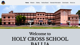 What Holycrossballia.com website looked like in 2019 (5 years ago)