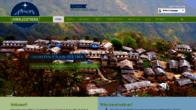 What Himalayahiking.com website looked like in 2019 (5 years ago)