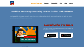 What Happykidstimer.com website looked like in 2019 (5 years ago)