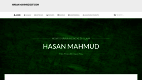 What Hasanmahmud.com website looked like in 2019 (5 years ago)
