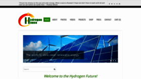 What Hydrogenhouseproject.org website looked like in 2019 (5 years ago)