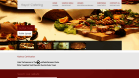 What Hayatcatering.com website looked like in 2019 (5 years ago)