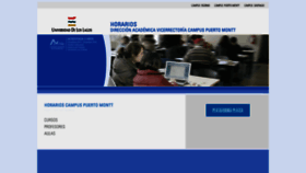 What Horarios.ulagosvirtual.cl website looked like in 2019 (5 years ago)