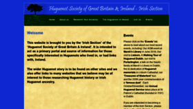 What Huguenotsinireland.com website looked like in 2019 (5 years ago)