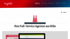 What Heykoeln.de website looked like in 2019 (5 years ago)