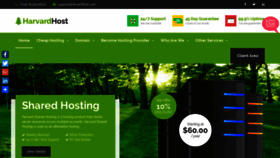 What Harvardhost.com website looked like in 2019 (5 years ago)