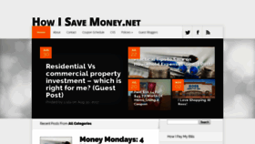 What Howisavemoney.net website looked like in 2019 (5 years ago)