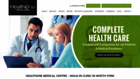 What Healthonemedicalcentre.com website looked like in 2019 (5 years ago)