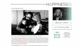 What Happinessisblog.com website looked like in 2019 (5 years ago)