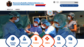 What Hospital-bn.cz website looked like in 2019 (5 years ago)