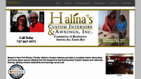 What Halinas.net website looked like in 2019 (5 years ago)