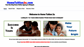 What Hometuition2u.com website looked like in 2019 (5 years ago)
