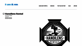 What Hanoilens.com.vn website looked like in 2019 (5 years ago)