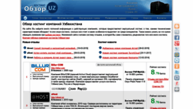 What Hosting-obzor.uz website looked like in 2019 (5 years ago)