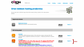 What Hosting.orion.rs website looked like in 2019 (5 years ago)