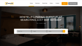 What Hostelguider.com website looked like in 2019 (5 years ago)