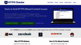 What Httpschecker.net website looked like in 2019 (5 years ago)