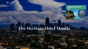 What Heritagehotelmanila.com website looked like in 2019 (5 years ago)