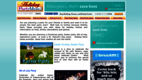What Holidaypartyideas.com website looked like in 2019 (5 years ago)