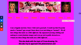 What Heidiphox.com website looked like in 2019 (5 years ago)
