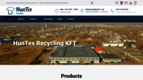 What Huntexrecycling.com website looked like in 2019 (5 years ago)