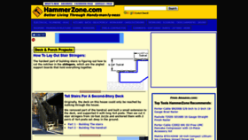 What Hammerzone.com website looked like in 2019 (5 years ago)