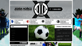 What Horickyfotbal.cz website looked like in 2019 (5 years ago)