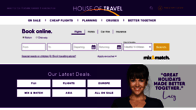 What Houseoftravel.co.nz website looked like in 2019 (5 years ago)