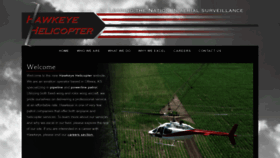 What Hawkeyehelicopter.net website looked like in 2019 (5 years ago)