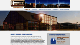 What Hummelconstruction.com website looked like in 2019 (5 years ago)