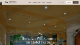 What Hotelfortuna.at website looked like in 2019 (5 years ago)