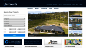 What Harcourts.com.au website looked like in 2019 (5 years ago)