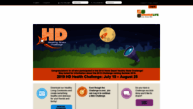 What Hdhealthchallenge.com website looked like in 2019 (5 years ago)