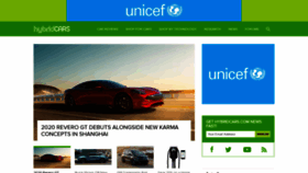 What Hybridcars.com website looked like in 2019 (5 years ago)