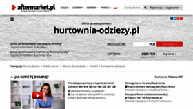 What Hurtownia-odziezy.pl website looked like in 2019 (5 years ago)